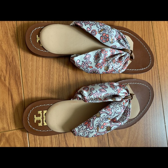Rare Tory Burch Scarf sandals - Picture 1 of 2